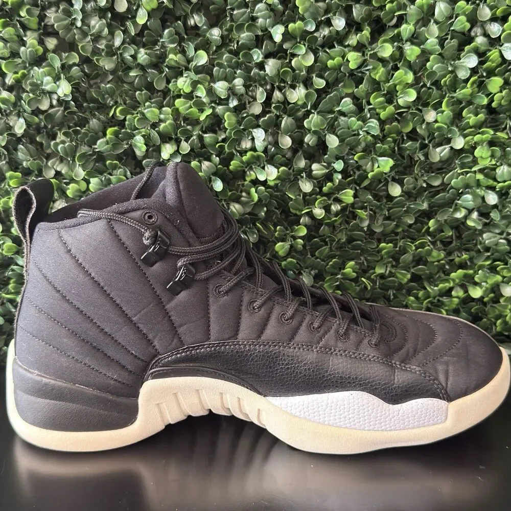 USED Nike Air Jordan 12 Retro Neoprene Nylon Black Gym Red Men’s 12 130690-004